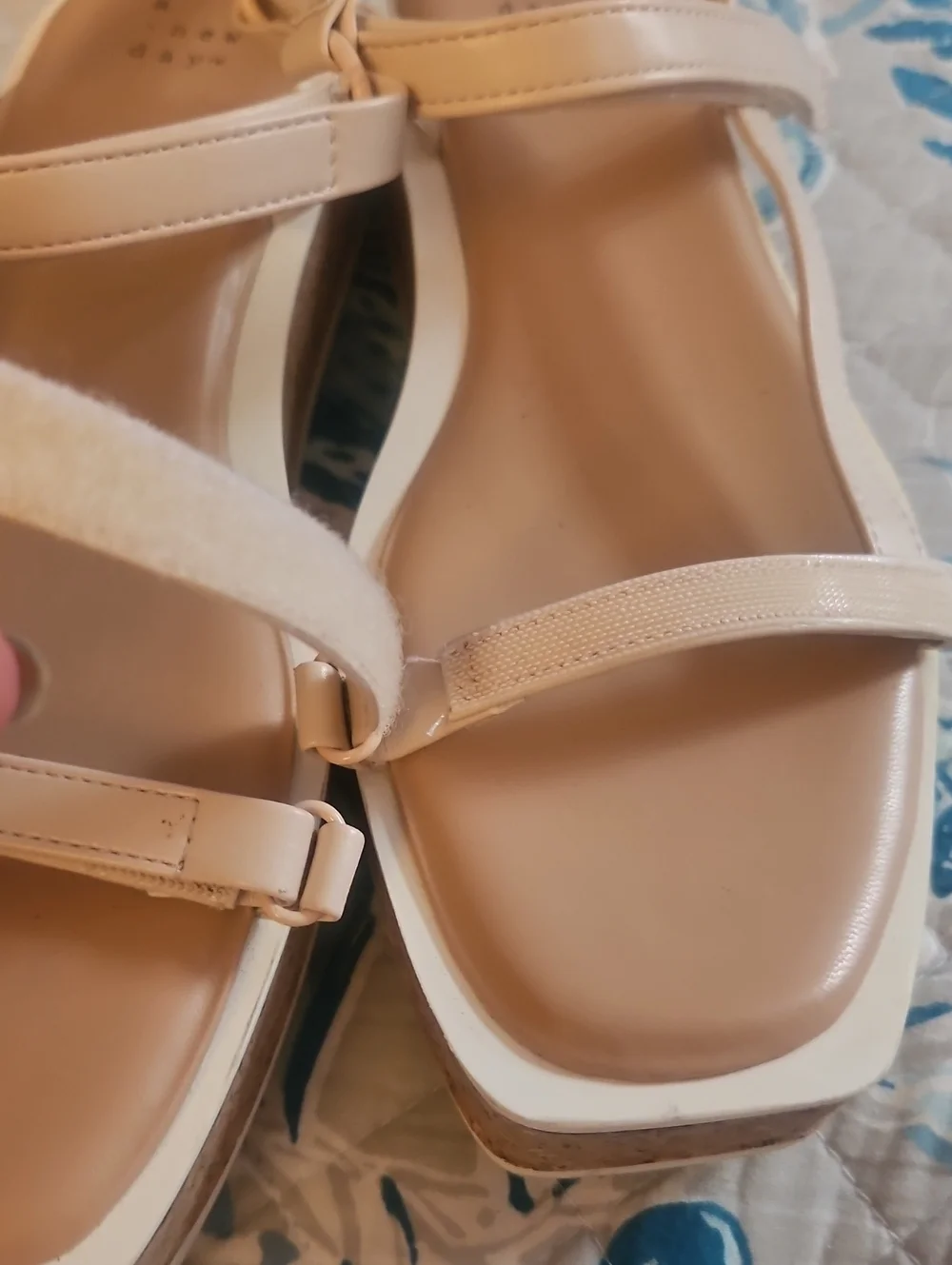 A New Day Women’s Nude Summer Strappy Sandals - Comfort